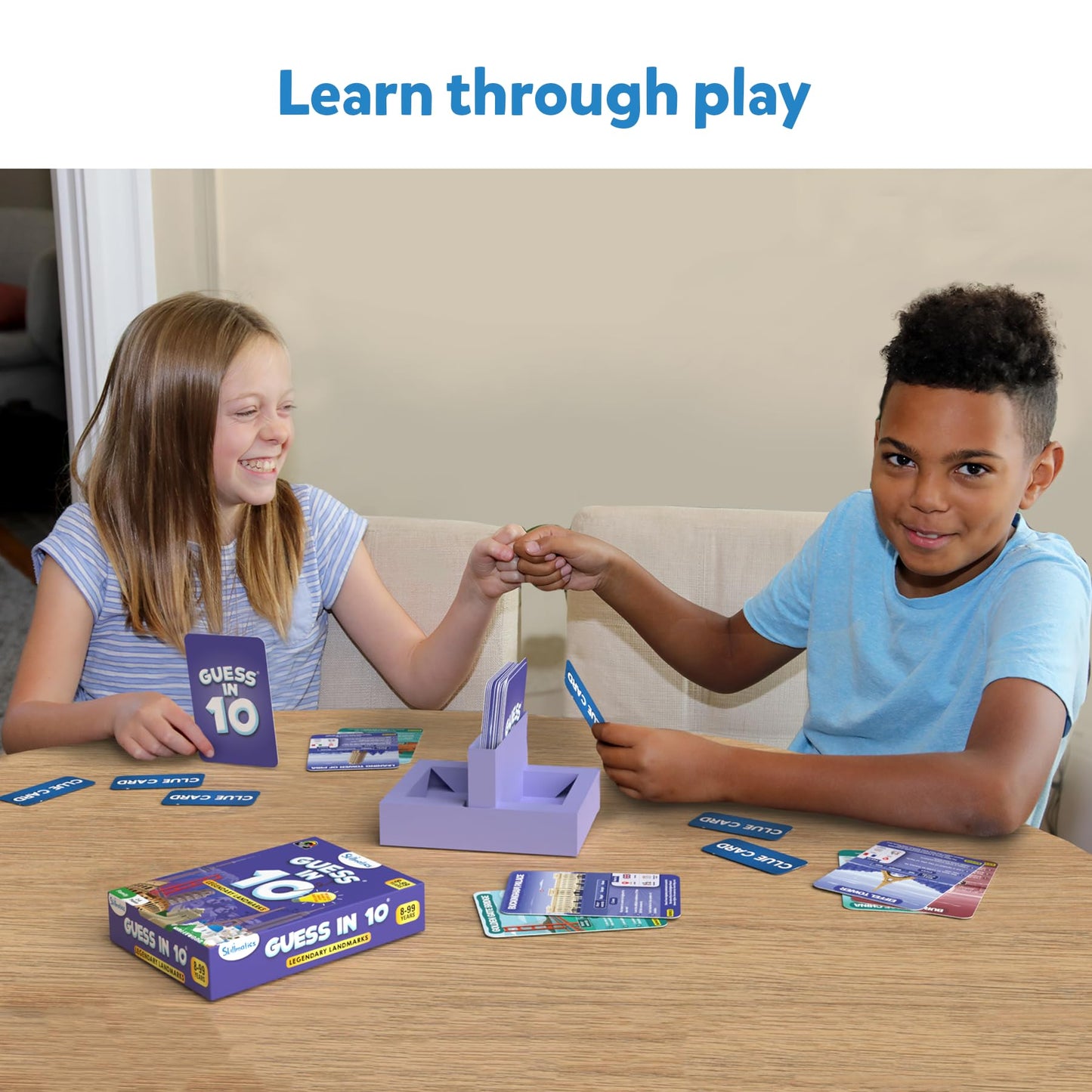 Skillmatics Card Game - Guess In 10 Legendary Landmarks, Educational Travel Toys For Boys, Girls, And Kids Who Love Board Games, Geography And History, Gifts For Ages 8, 9, 10 And Up