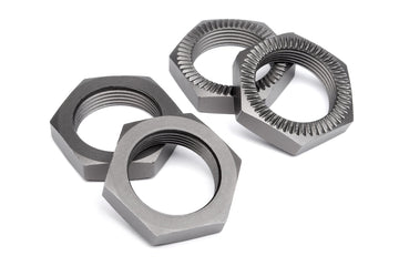 HPI Racing 102216 Wheel Nut, 24mm, Baja Gray (4)