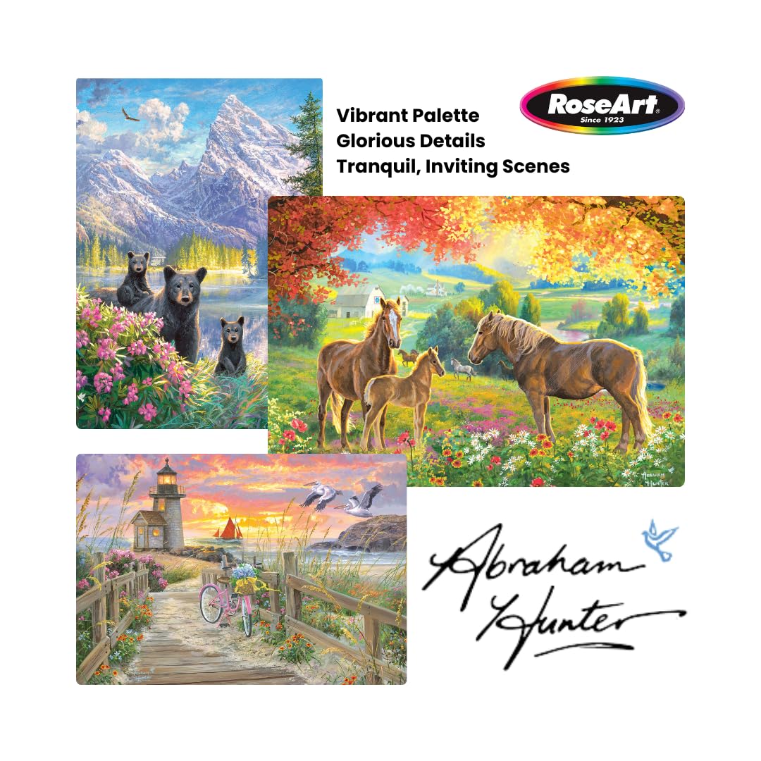 Roseart - Abraham Hunter - Life On The Farm - 1000 Piece Jigsaw Puzzle For Adults