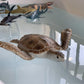Gemini&Genius Sea Turtle Toys Sea Animal Action Figure, Sea Turtle Plastic Toy, Great For Kids Bath Toys, Swimming Toys, Beach Toys And Perfect Cake Coppers, Garden Decor (10 Inches)