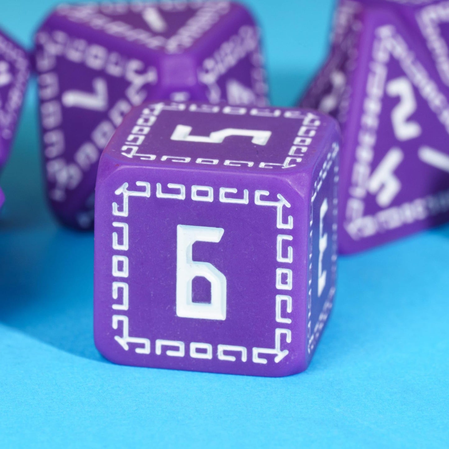 HDdais DND Dice Set, 7PCS Polyhedral Dice Set D&D for MTG Dungeons and Dragons Role Playing Game(Purple)