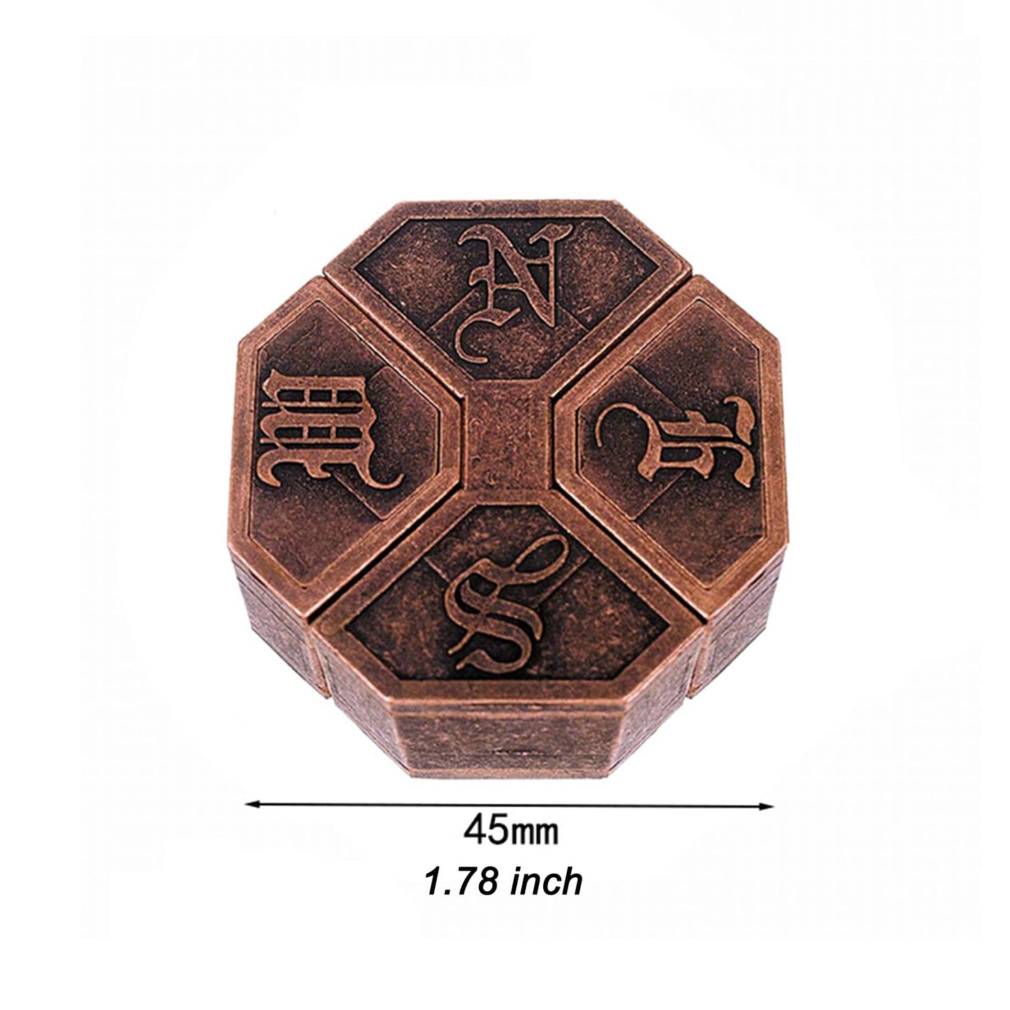 Sciensta 2Pcs Brain Teaser Puzzles For Puzzle Games, Educational Toys,Mind Puzzles, Metal Puzzles 3D Puzzles Unlock Interlock Iq
