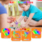 Mom&Myaboy 10PCS Mini Man Magnetic Toys, Translucent Novelty Rubber Magnet Men Fridge Magnets Humanoid Magnetic Kids Travel Birt