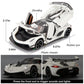 BDTCTK Compatible for 1:24 Koenigsegg Jesko Car Model, Diecast Collectible Pull Back Model Car with Sound and Light, Toy Gift Ve