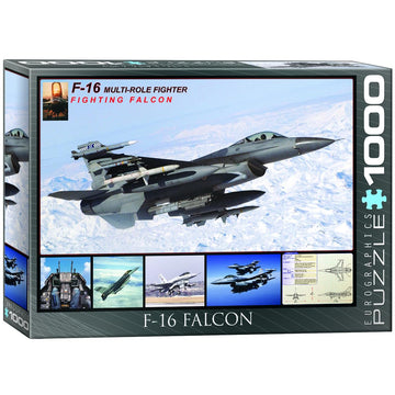 Eurographics F-16 Fighting Falcon Puzzle (1000-Piece), Model:6000-4956