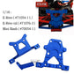 hopsupRC Front Rear Body Post Mount Upgrades Part for 1/16 E-REVO/Mini Slash,Alloy Front & Rear Body Post Mount Hops Ups for 1/1