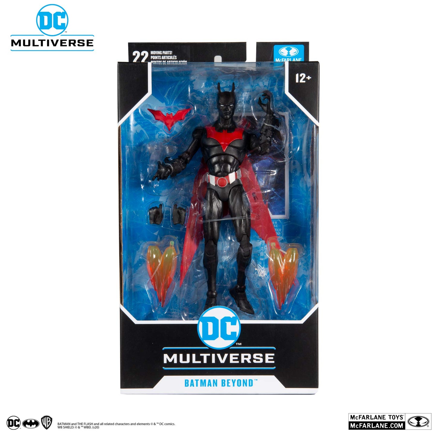 McFarlane Toys DC Multiverse Batman Beyond 7" Action Figure - Black/Red, Plastic, Model 15751