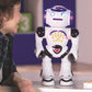 LEXIBOOK Powerman - Remote Control Walking Talking Toy Robot, Dances, Sings, Reads Stories, Math Quiz, Shooting Discs, and Voice