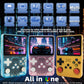 R36S Handheld Game Console 3.5-in 640*480 IPS OCA Screen 3200mAh Opensource System RK3326 Pink Transparent