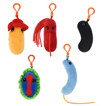 GIANT MICROBES Plagues from History Gift Box - 5 Count Polyester Historical Gifts for Teachers and History Lovers