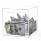 Kypeeka Clear Acrylic Piggy Bank For Adults Kids, Clear Money Saving Box Must Break To Open, Unopenable Piggy Bank For Cash Coin
