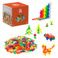 Plus Plus - Open Play Set - 600 Piece - Neon Color Mix, Construction Building Stem Toy, Interlocking Mini Puzzle Blocks For Kids