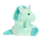 Aurora Adorable Palm Pals Tilly Blue Unicorn Stuffed Animal - Pocket-Sized Play - Collectable Fun - Blue 5 Inches