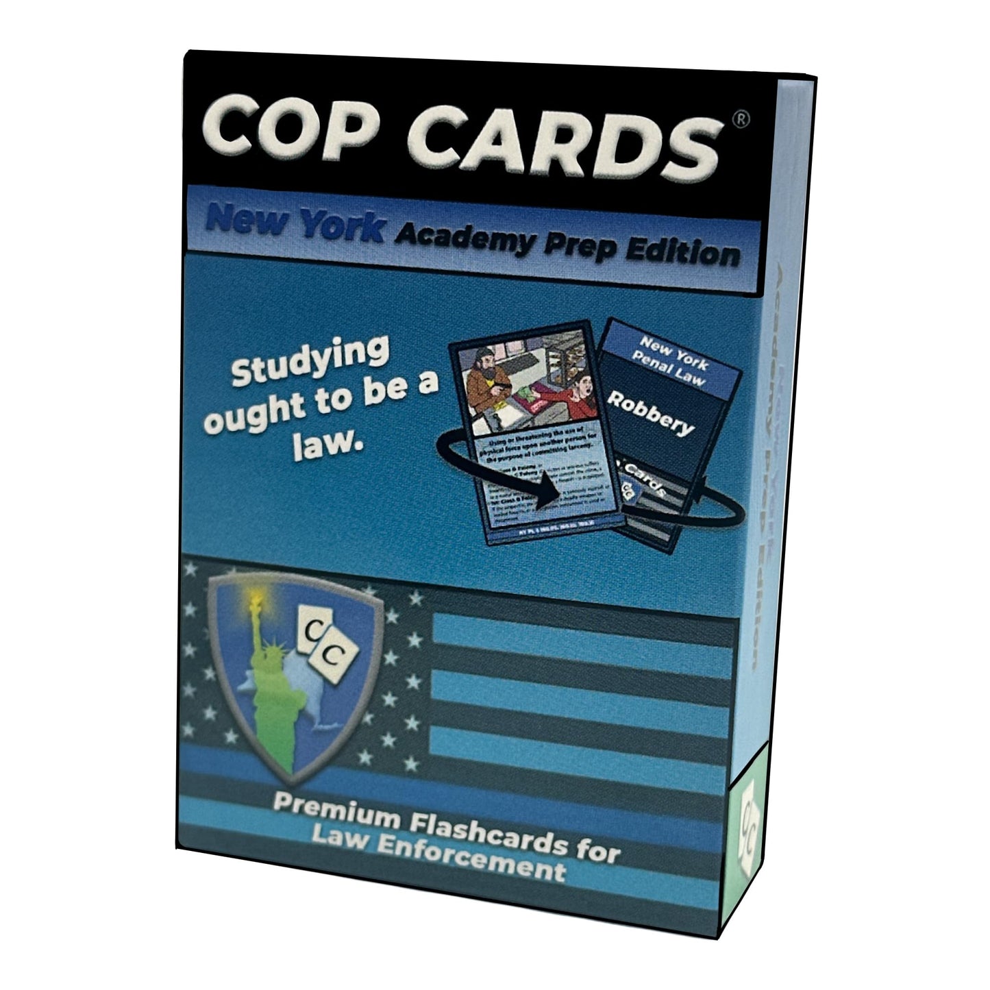 Cop Cards: enhanced Flashcards for Law Enforcement - Learning Aid or Police Gift (New York Academy Prep Edition)