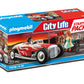 Playmobil Hot Rod Starter Pack - Red, One Size, Plastic, Model 71078