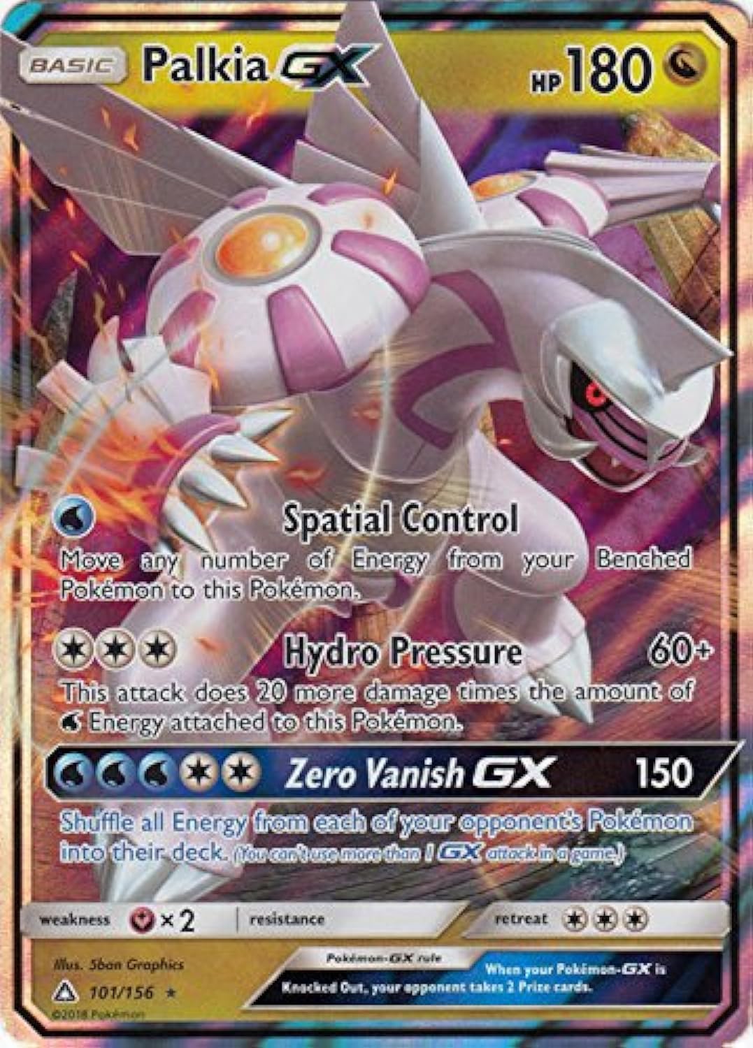 Palkia Gx - 101/156 - Ultra Rare