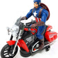 The Greek Decor Toys Light And Sound Musical Stunt Bike War Motorcycle Bike Toy With Ic Sound Bump & Go Flashing Top Lights For 