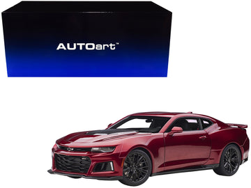Chevrolet Camaro Zl1 Garnet Red Tintcoat 1/18 Model Car By Autoart