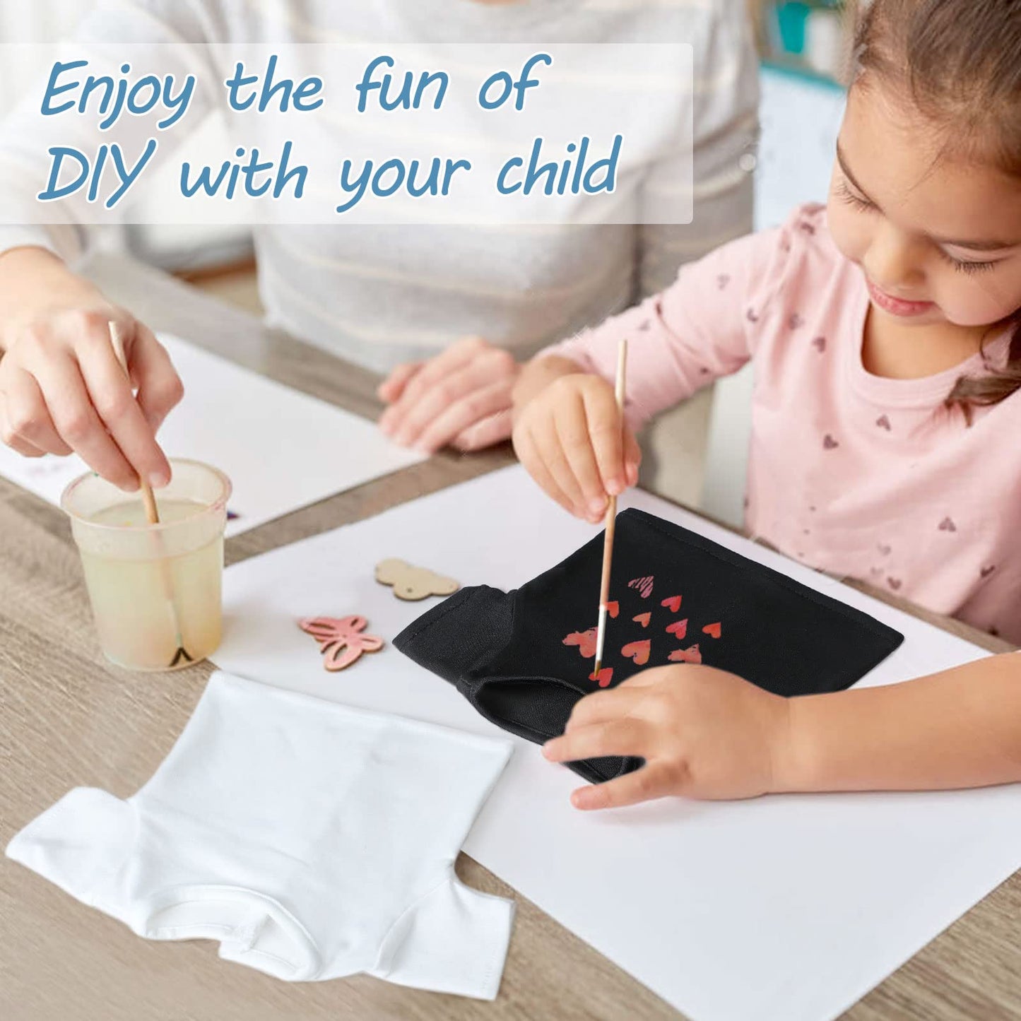 Litherr S 8 Pcs 18 Inch Boy Doll T Shirt Clothes Sublimation 18 Doll Outfits Accessories Classical Tee Shirts Fit 18 Inches Doll White and Black for Doll Decoration DIY Pretend Play