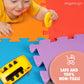 Non-Toxic Extra-Thick 36 Piece Children Play & Exercise Mat - Comfortable Cushiony Foam Floor Puzzle Mat, 6 Vibrant Colors For Kids & Toddlers