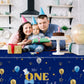 Tiamon 3 Pieces Boy 1st Birthday Party Tablecloth 54 x 108 Inch Plastic Rectangular Birthday Table Cover First Birthday Tableclo
