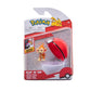 Pokemon Roblox Deluxe Mystery Pack Action Figure Series 1 - Red and White, Includes Exclusive Virtual Item, Model PKW2657