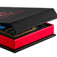 Collector Nine Bgs Display Gift Case Magnetic Flip | Graded Card Storage Slab Shipping Box Holder (Red, Bgs 3-Pack)