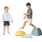 Gonge Hilltops - Non-Slip Therapeutic & Educational Stepping Stones For Kids - Balance & Coordination Toys - Develop Motor Skills & Confidence - Durable, Nordic Colors - Set Of 3 Stackable Platforms