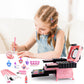 Kids Makeup Sets For Girl Toys - Toys For Girls Makeup Set Real Washable Princess Makeup Kit, 66Pcs Mqsiuve Toys Little Girl Mak