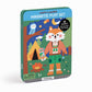 Mudpuppy Happy Camper - Magnetic Build-It Travel Friendly Game with Illustrated Forest Background Scenes Including 2 Furry Chara