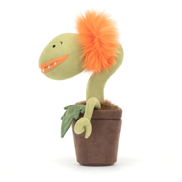 Jellycat Carniflore Tammie Stuffed Toy, 10.5 Inches - Plant Plush - Fun Décor & Gift