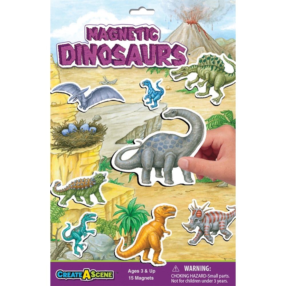 Create-A-Scene Magnetic Playset - Dinosaurs