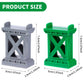 Ioffersuper 12 Pcs Train Bridge Pier Track Railway Accessories Multi Level Support Risers High Level Blocks Compatible All Major