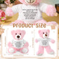 Lenwen A Bear Hug Gift Get Well Soon Bear Gift Sympathy Gift For Women Plush Stuffed Animal Bear Hug Thinking Of You Gift Condol