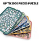 Nariolar 6 Pack Puzzle Sorting Trays for 1500-2000 Pieces - Medium Size Puzzle Organizer