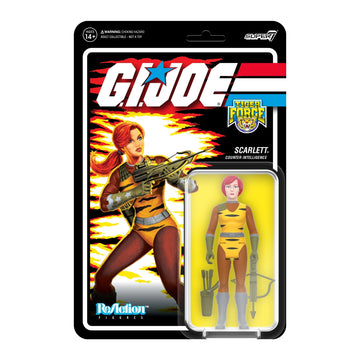 Scarlett Tiger Force G.I. Joe Super 7 Reaction Action Figure