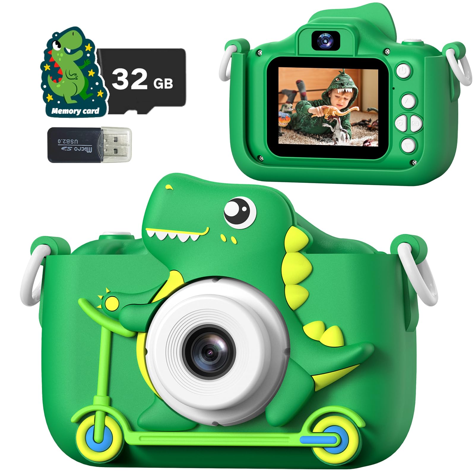 Teslahero Kids Camera Toys,Children Digital Video Camera Gift For Girls Boys 3-12 Age Kids,Chritmas Birthday Festival Present Fo