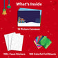 Skillmatics Foil Fun - Holiday Magic, No Mess Art For Kids, Christmas Craft Kits & Supplies, Diy Creative Activity, Travel Toys, Gifts For Boys & Girls Ages 4, 5, 6, 7, 8, 9