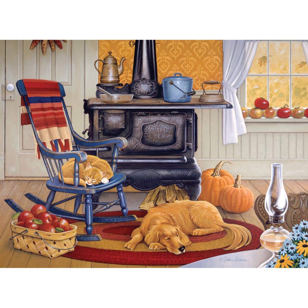 Bits And Pieces - 4-In-1 Multi-Pack - 1000 Piece Jigsaw Puzzles For Adults - 1000 Pc Puzzle Set Bundle By Artist John Sloane - 20' X 27'