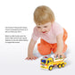 PowerTRC Push & Go Friction Powered Oil Truck Toy with Light and sound | Realistic Play Oil Tanker Truck Toy Gift for Boys and G
