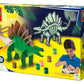SES Creative 14209 Wooden Dino Glow in The Dark