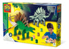 SES Creative 14209 Wooden Dino Glow in The Dark