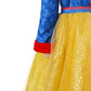 Szytypyl Snow White Costume For Girls Classic Princess Birthday Fancy Tulle Dress