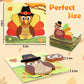 6 Pack Thanksgiving Wooden Puzzle For Toddlers, Thanksgiving Toys Jigsaw Puzzles For Thanksgiving Activities Party Favors Games Kids Boys Girls Thanksgiving Gifts Supplies