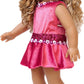 Ice Skating Girl - 4 Piece Ice Skating Outfit For 18 Inch Doll - Pink Leotard With Skirt, White Warmup Sweater And White Ice Skates - 18 Inch Doll Clothes (Doll Not Included)