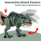 DINOSAURS'ISLAND TOYS Giganotosaurus Dinosaur Action Figure with Sound & Light, Green, Model RS069-2C, Perfect for Kids 3-7, Ideal Birthday Gift
