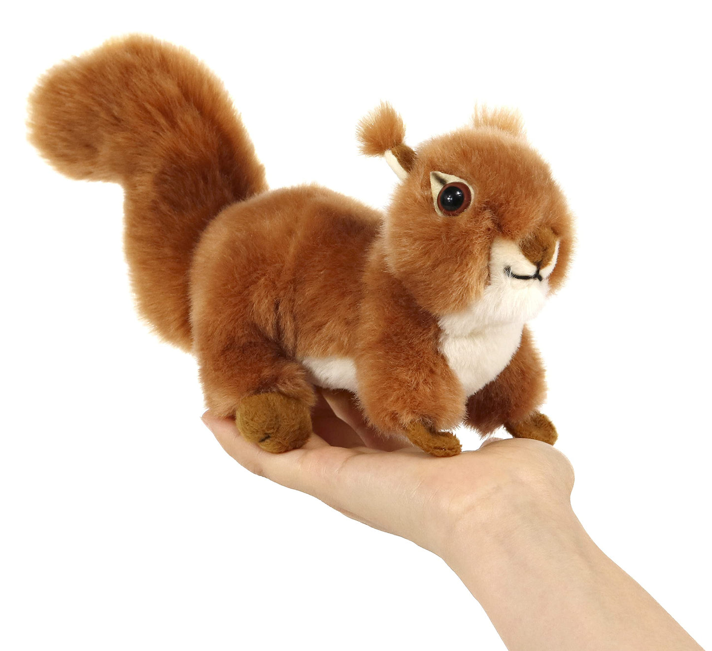Ice King Bear Plush Toy - Realistic Red Squirrel - 6 Inches - Brown
