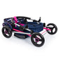 Bayer Design Dolls: Pram Cosy - Blue, Pink, Hearts - Includes Blanket & Shoulder Bag, Fits Dolls Up To 18'', Features Soft Handl
