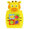 Learning Advantage Giraffe Activity Wall Panel - 18M+ - Toddler Activity Center - Wall-Mounted Toy - Busy Board Decor For Bedroo
