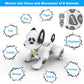 SUPIREO Remote Control Robot Dog Toy, Programmable Smart Interactive Robotic Pets, RC Stunt Robot Toys Dog Imitates Animals Musi
